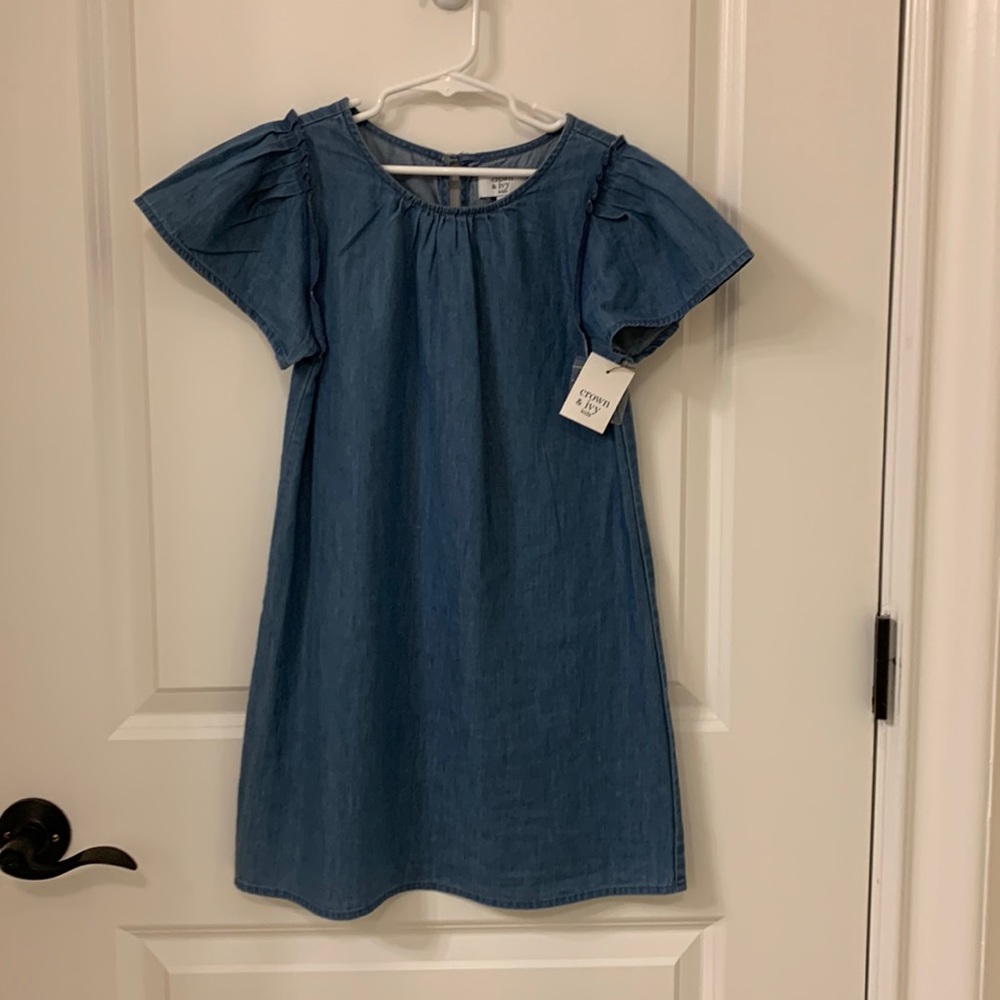 Crown & Ivy kids denim dress